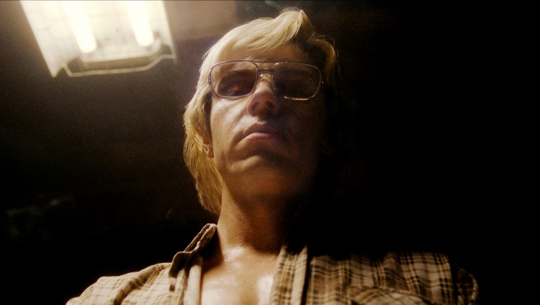 Dahmer. Monster: The Jeffrey Dahmer Story. Evan Peters as Jeffrey Dahmer in episode 103 of Dahmer. 